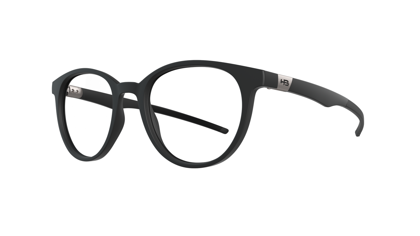 Óculos de Grau HB Duotech 0253 Clip On Matte Black/ Gray Polarized Lente 4,9 Cm - Loja HB