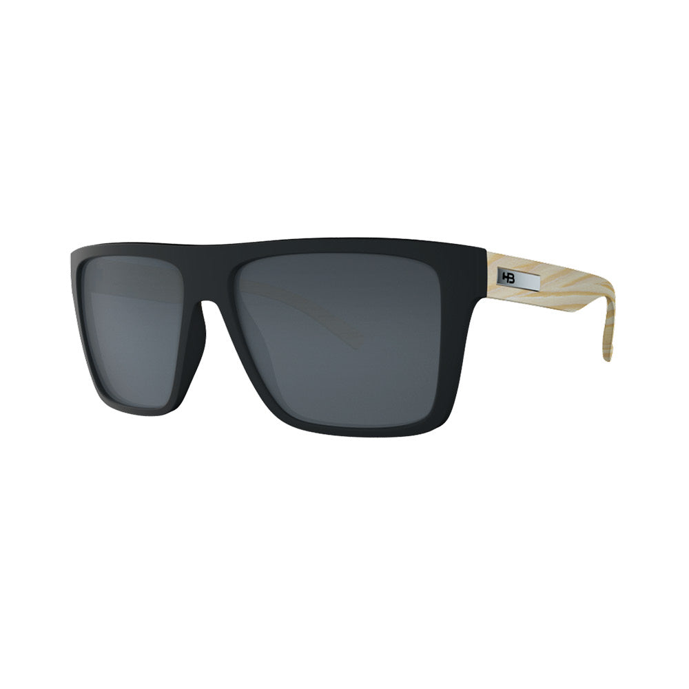 Óculos de Sol HB Floyd Matte Black Wood/ Gray - Loja HB