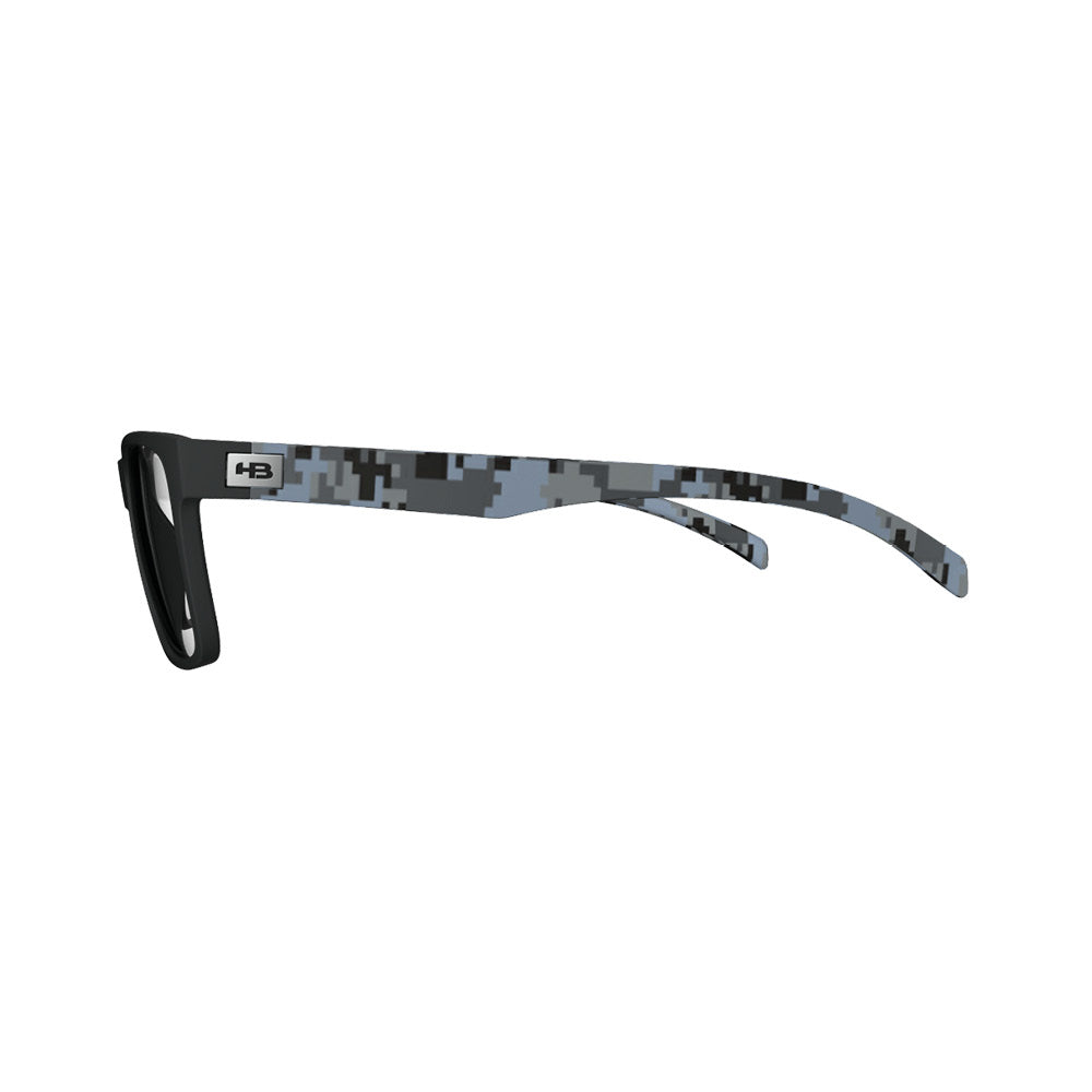 Óculos de Grau HB Polytech M 93108 Matte Black Camouflaged Lente 5,2 Cm - Loja HB