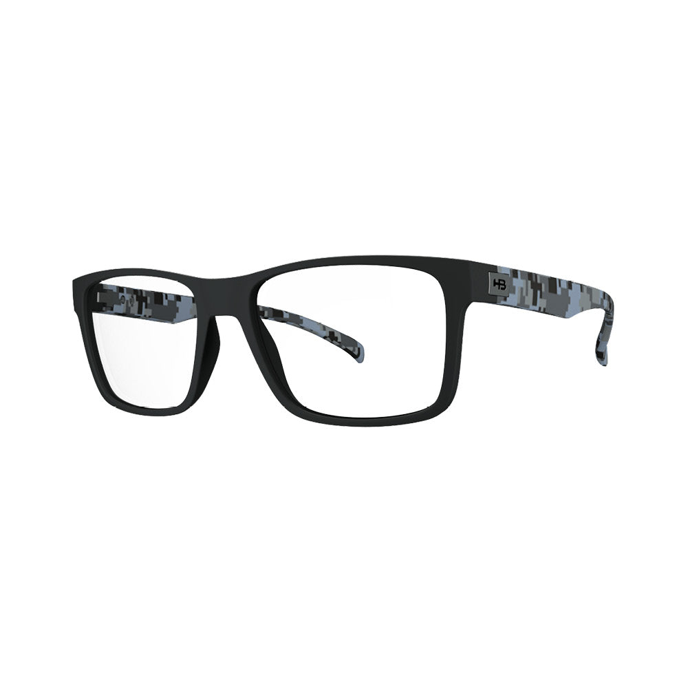 Óculos de Grau HB Polytech M 93108 Matte Black Camouflaged Lente 5,2 Cm - Loja HB