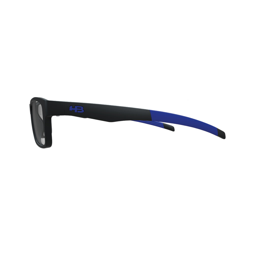 Óculos de Grau HB Polytech Teen 93143 Matte Black D. Blue Lente 4,9 Cm - Loja HB