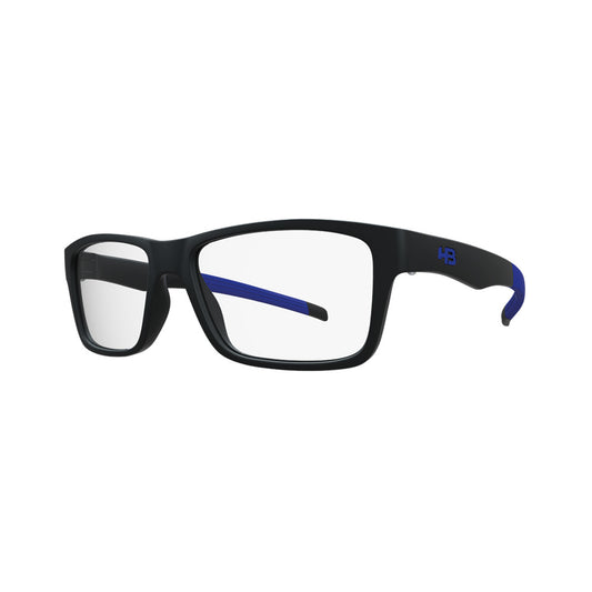 Óculos de Grau HB Polytech Teen 93143 Matte Black D. Blue Lente 4,9 Cm - Loja HB