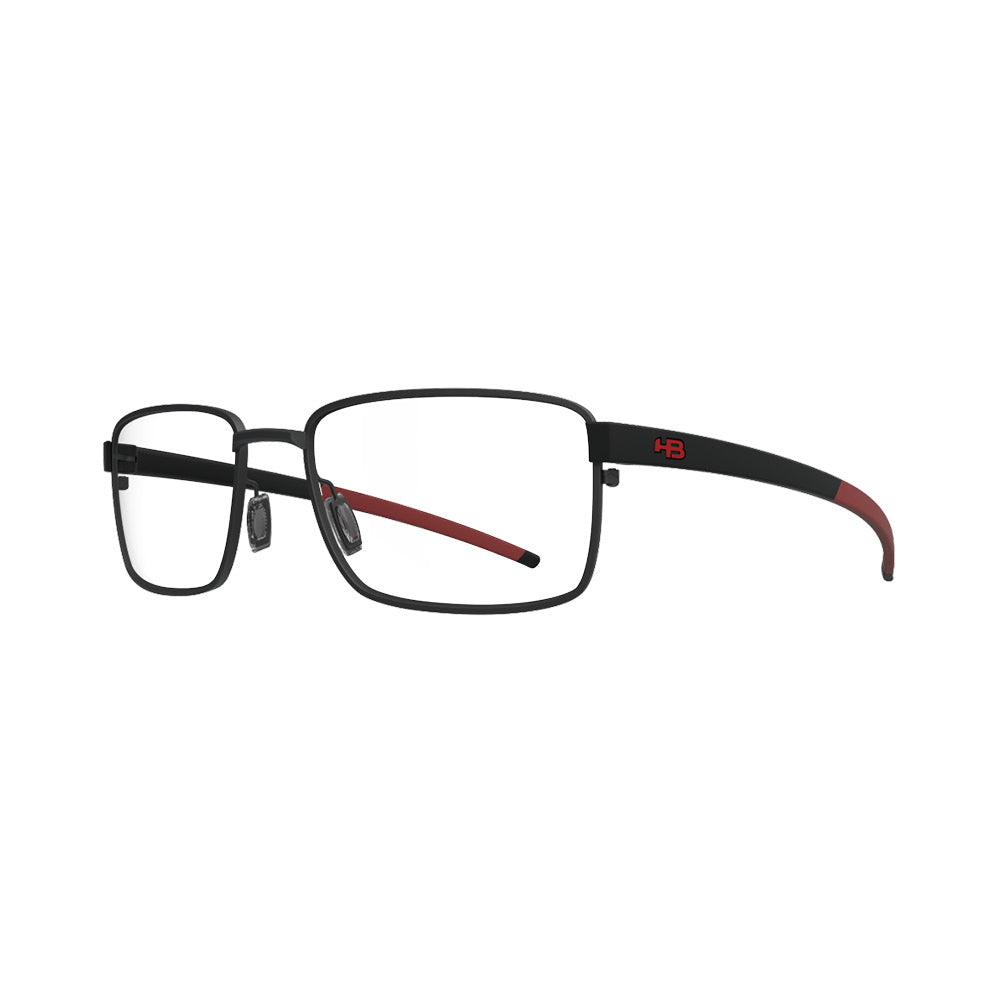 Óculos de Grau HB Duotech M 93423 Matte Black D. Red Lente 5,5 Cm - Loja HB