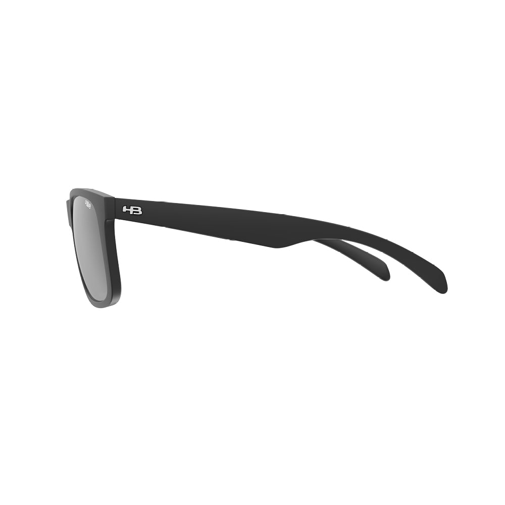 Óculos de Sol HB Ozzie Matte Black Gray Polarized Glass