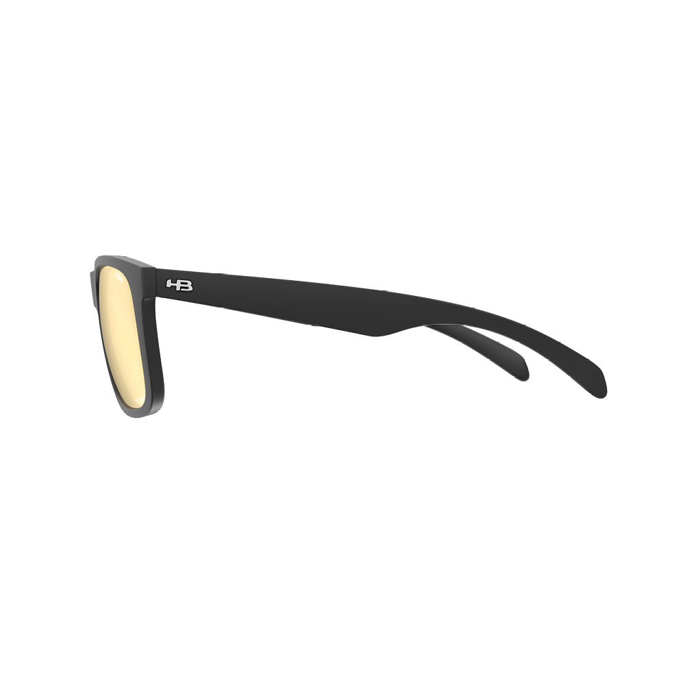 Óculos de Sol HB Ozzie Matte Black Gold Polarized Glass