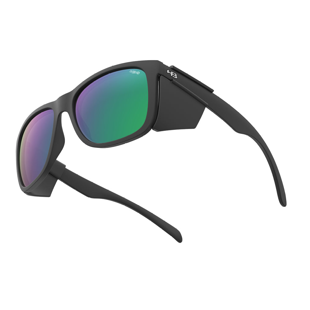 OC HB OZZIE MATTE BLACK GREEN CHROME POL GLASS