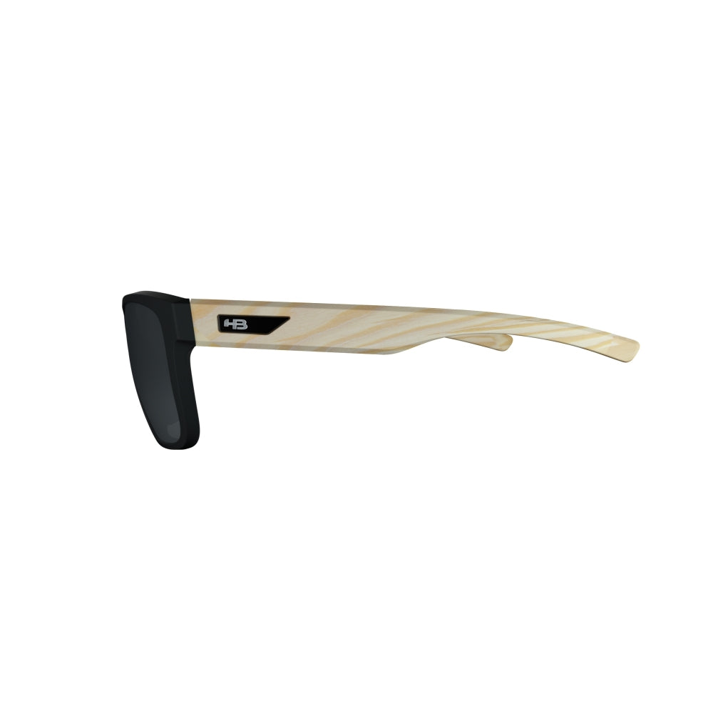 Óculos de Sol HB H-Bomb Matte Black Wood Gray