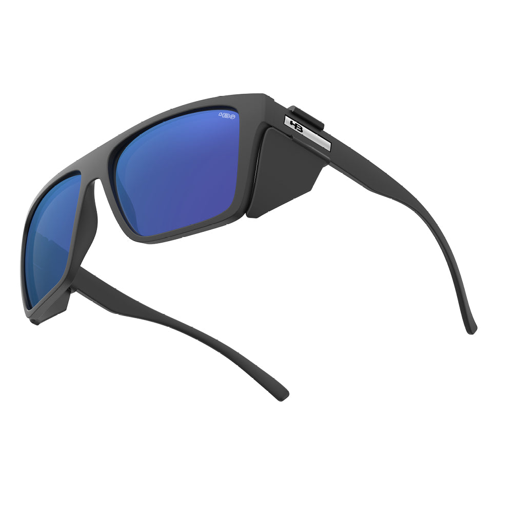 OC HB FLOYD MATTE BLACK BLUE CHROME POL GLASS