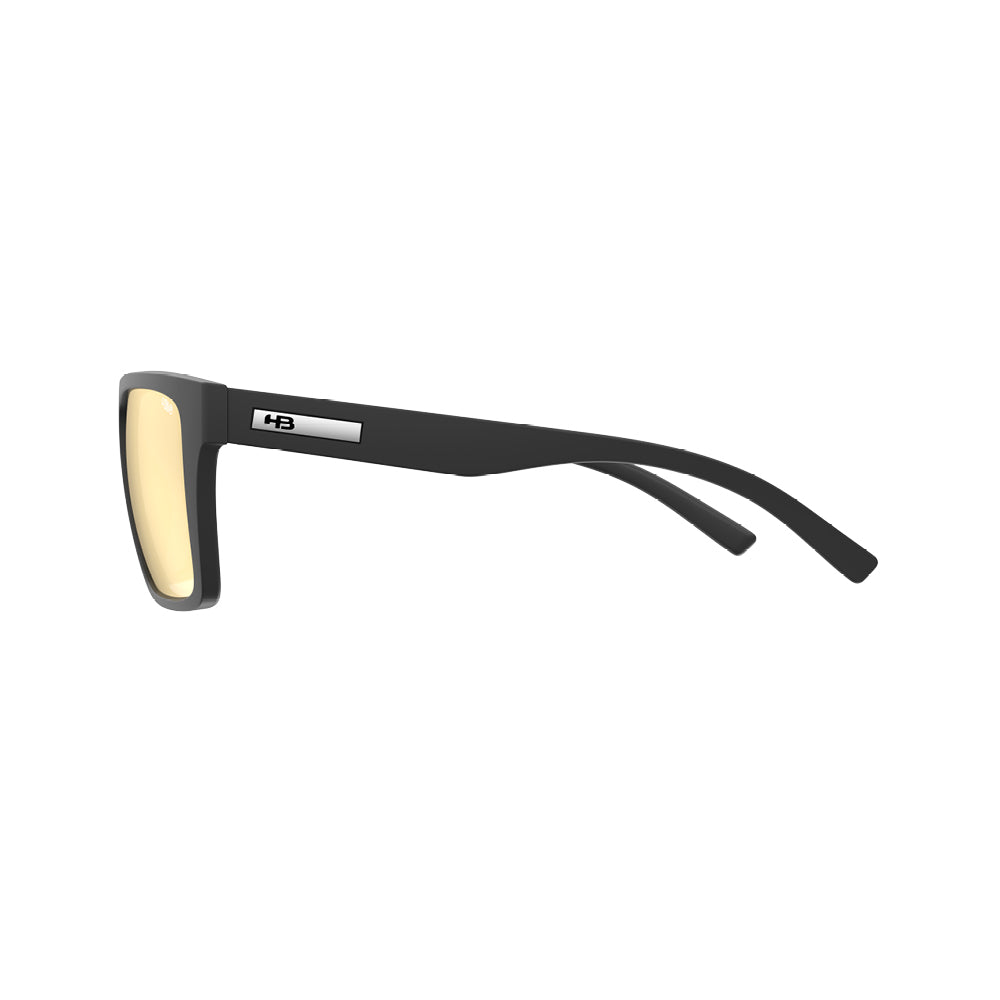 Óculos de Sol HB Floyd Matte Black Gold Polarized Glass