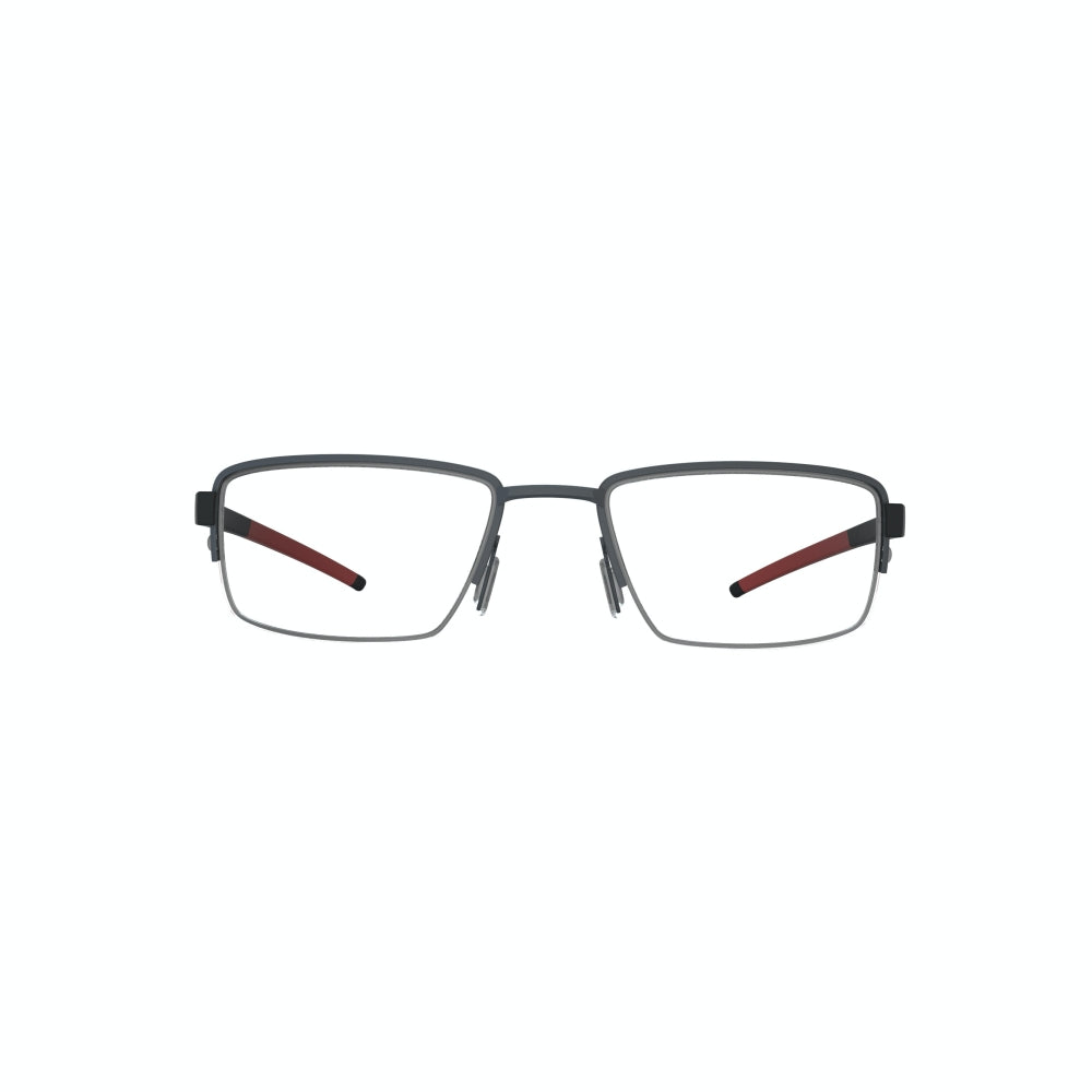 Óculos de Grau HB Duotech 93424 Matte Black/ M Black Red Lente 55 mm