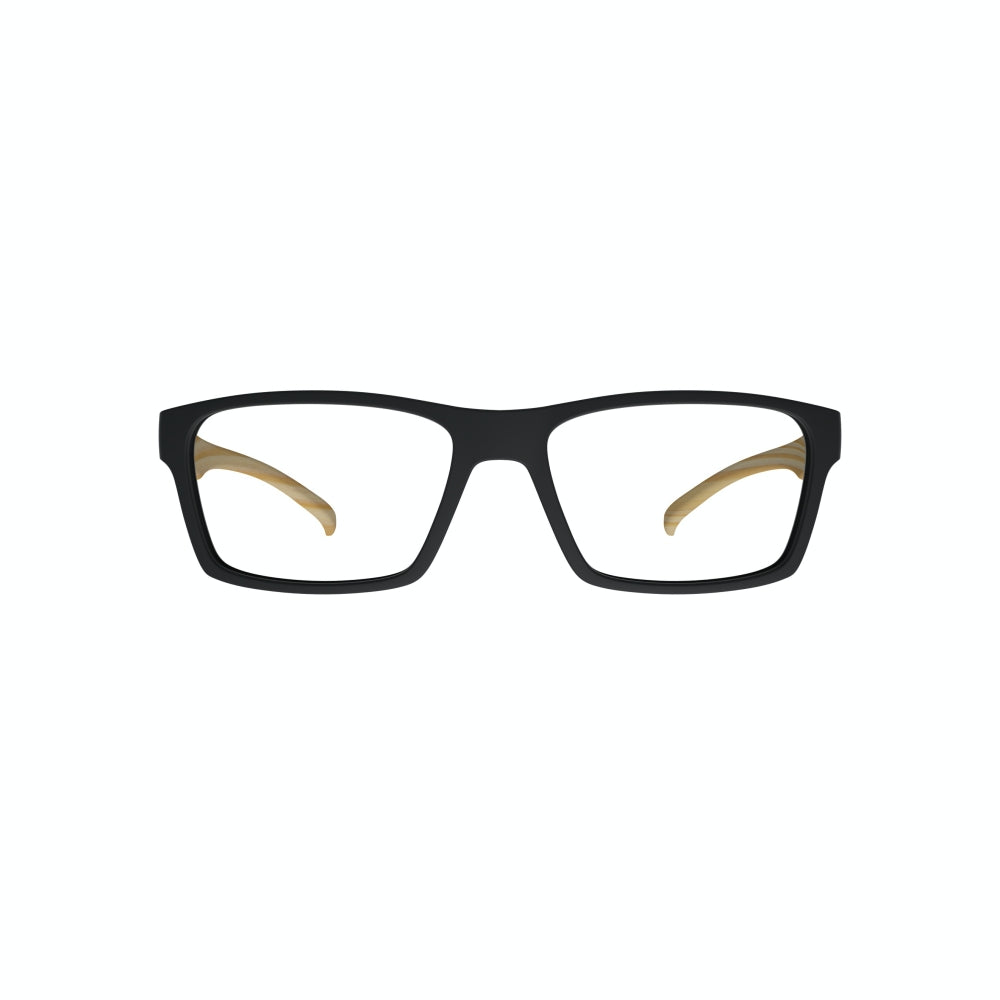 Óculos de Grau HB Polytech 93130 Matte Black Wood Lente 5,3 Cm - Loja HB