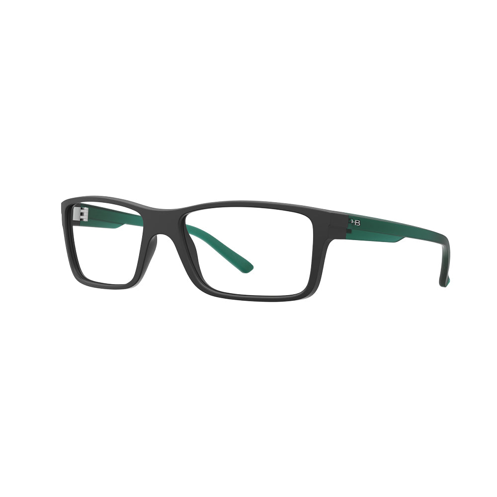 Óculos de Grau HB Polytech 93024 Matte Black/ L Green