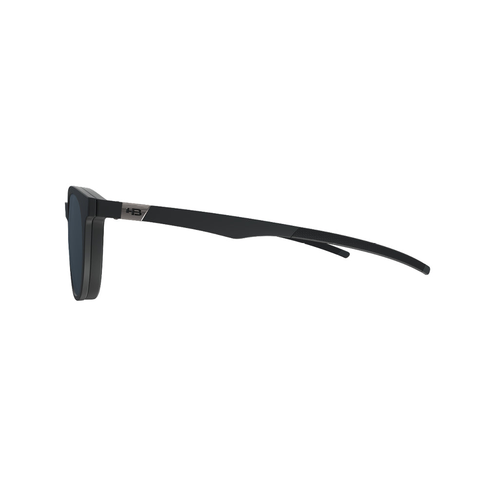 Óculos de Grau HB Duotech 0253 Clip On Matte Black/ Gray Polarized Lente 4,9 Cm - Loja HB