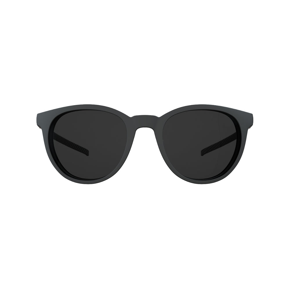 Óculos de Grau HB Duotech 0253 Clip On Matte Black Carbon Fiber/ Gray Polarized Lente 4,9 Cm - Loja HB