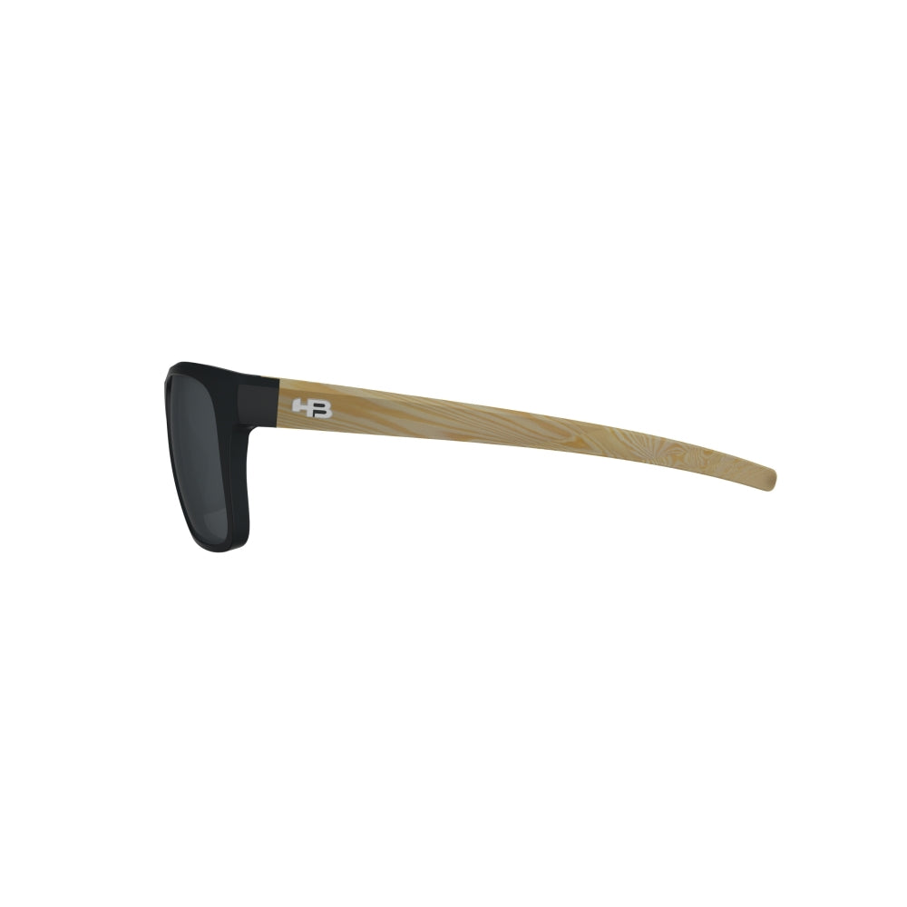 Óculos de Sol HB H-Bomb 2.0 Matte Black Wood Gray