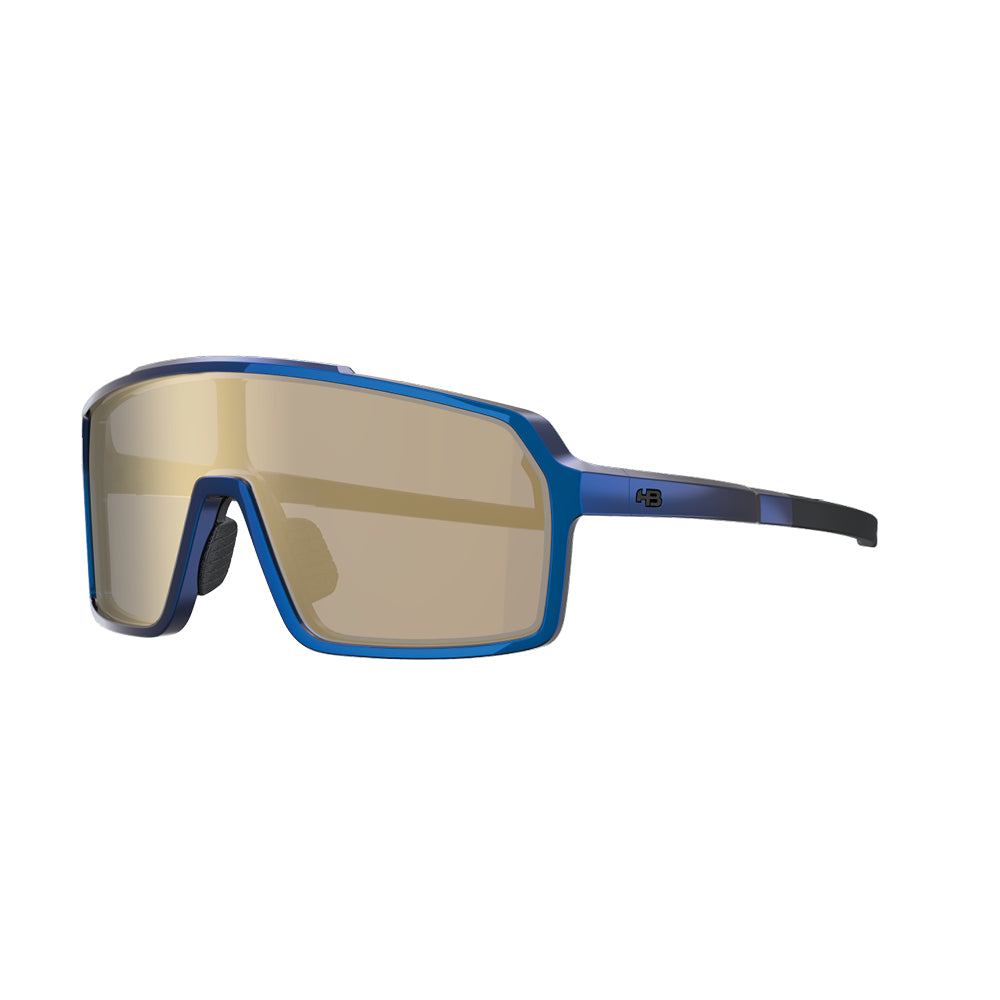 Óculos de Sol HB Grinder Metallic Blue Gold Chrome
