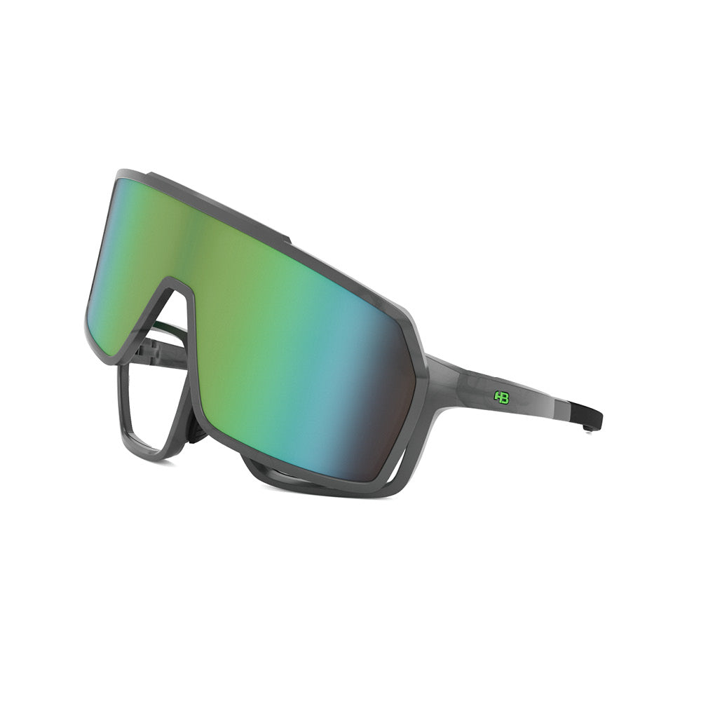Óculos de Grau HB Presto Clip On Graphene/ Green/ Green Chrome