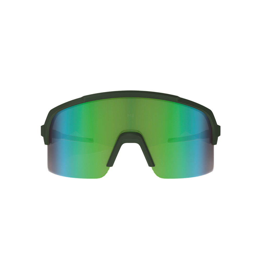 Óculos de Sol HB Edge esportivo Matte Metallic Green Chromen - Solar - TAM 160 mm - Loja HB