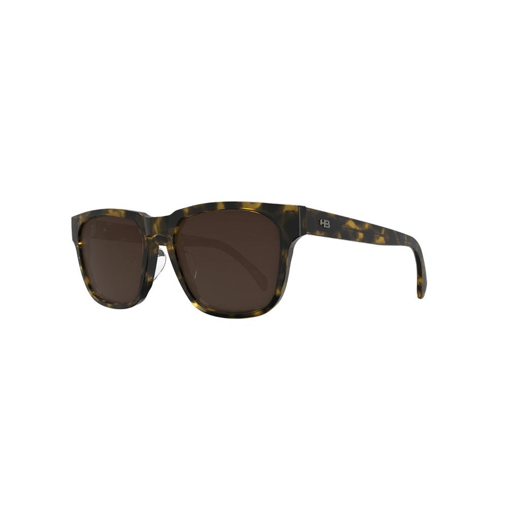 Óculos de Sol HB Lead Retangular Havana Turtle Brown - Solar - TAM 54 mm - Loja HB
