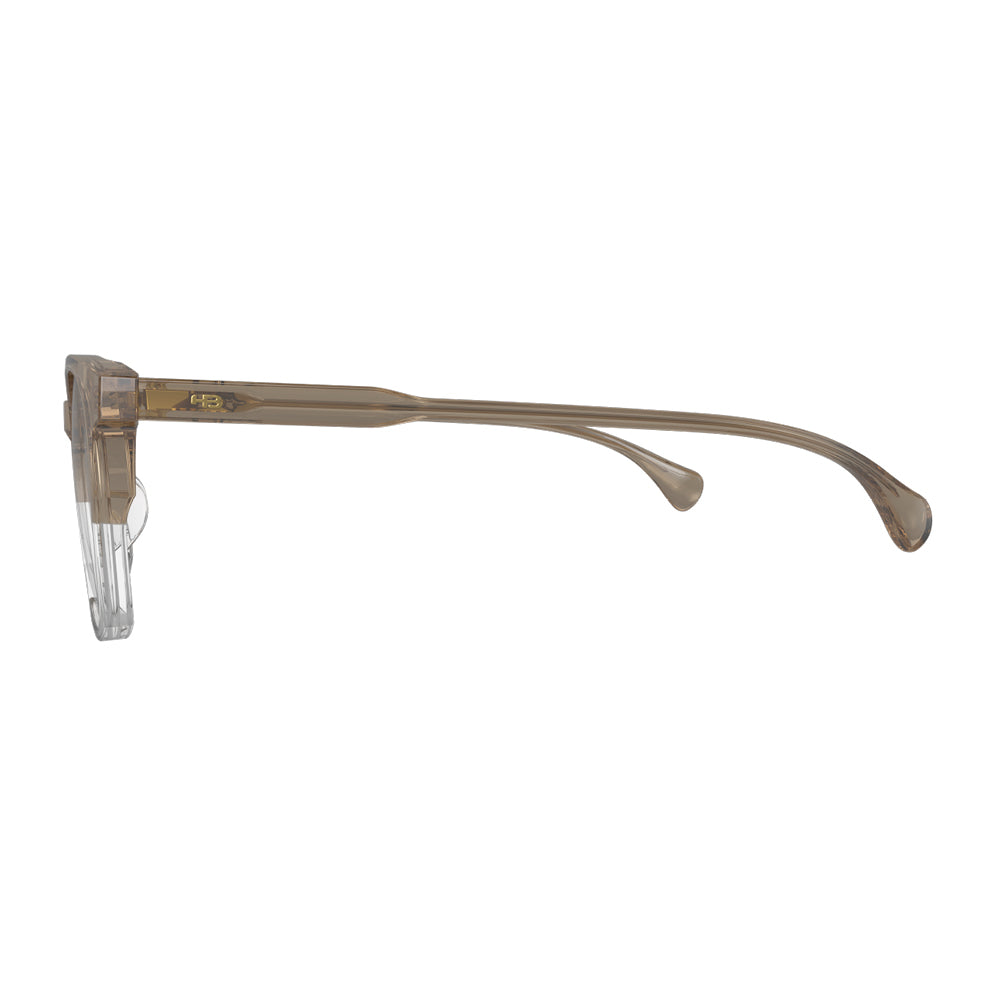 Óculos de Grau HB Ecobloc 0494 Gradiente Nude Crystal - Lente 5,0 cm