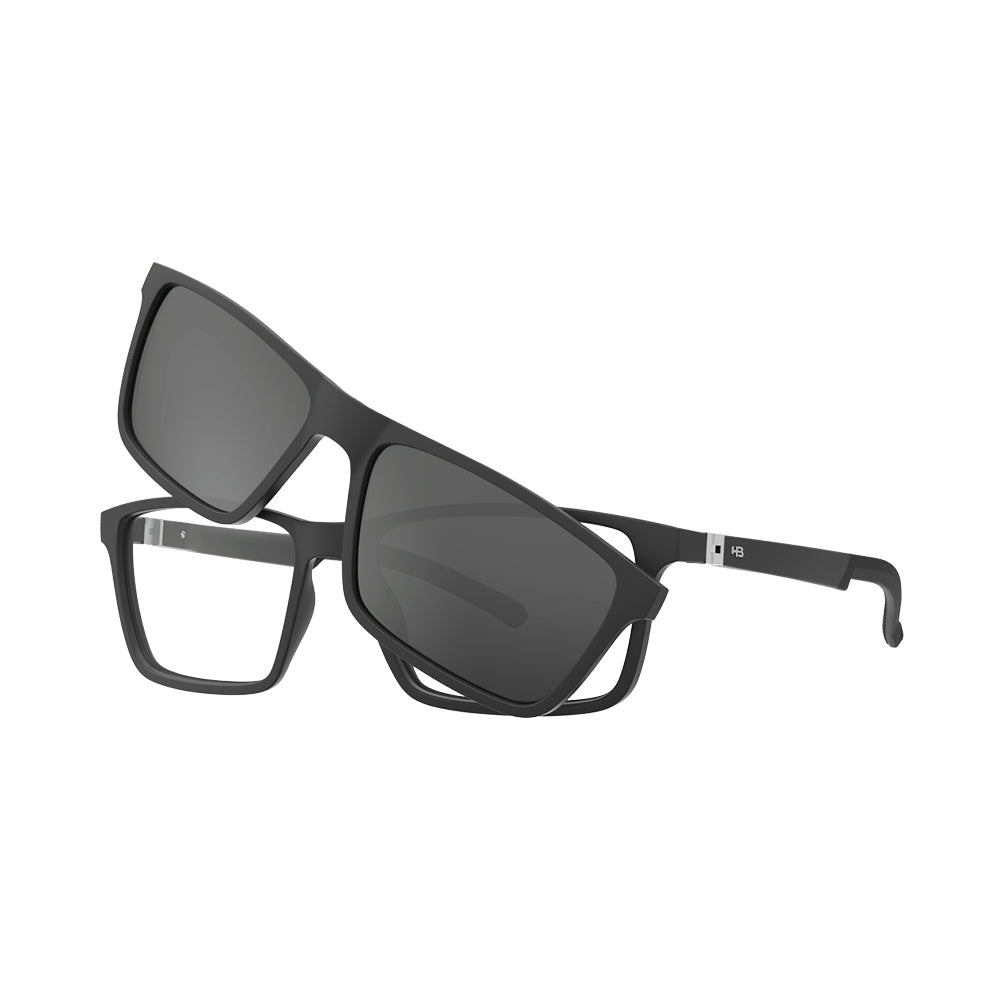 Óculos de Grau HB Switch 0531 Matte Black Polarized Gray