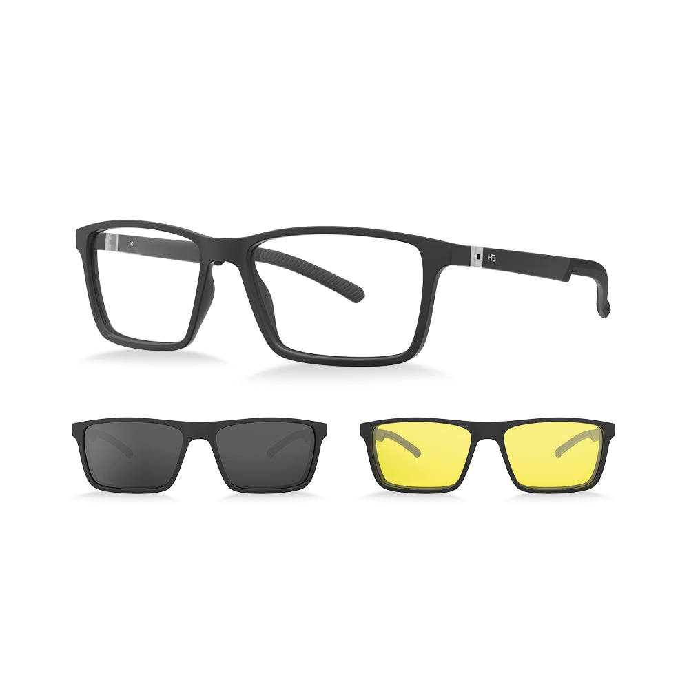Óculos de Grau HB Switch 0531 M Black Gray/Nigth Drive