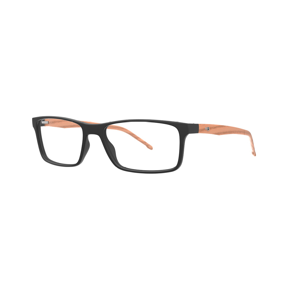 Óculos de Grau HB Polytech 0533 M Black/ Dark Wood