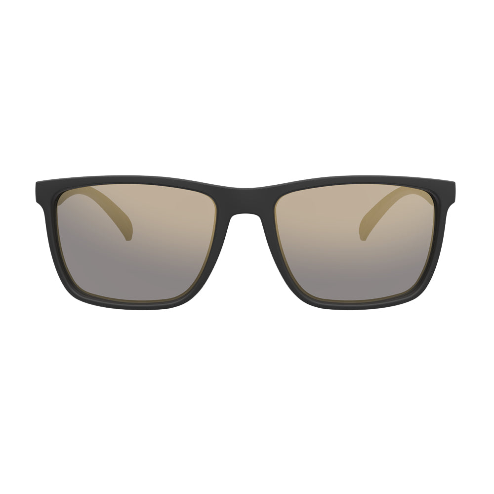 Óculos de Sol HB Iconic Matte Black Gold Chrome