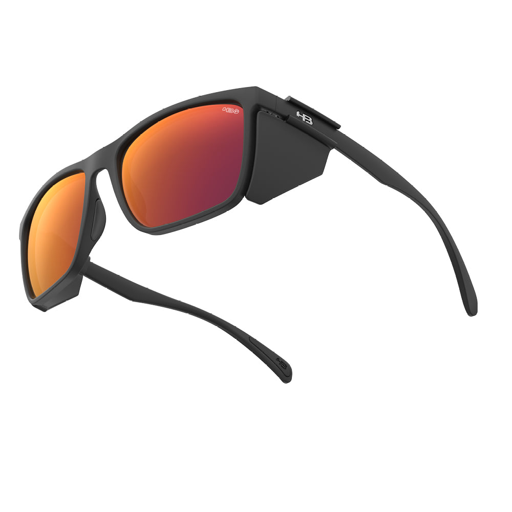 OC HB ICONIC MATTE BLACK RED CHROME POL GLASS