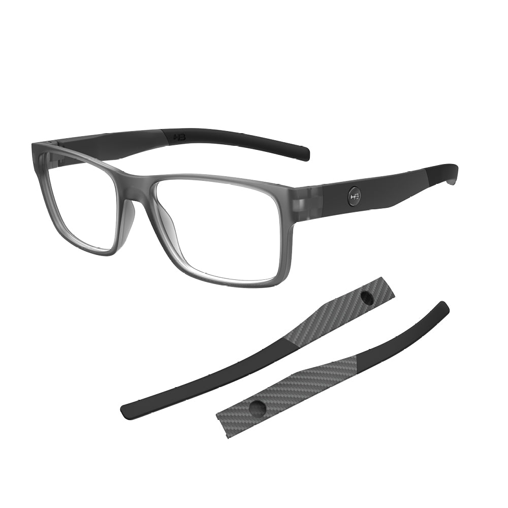 Óculos de Grau HB Polytech 0546 M Onyx/M Print Carbon Fiber