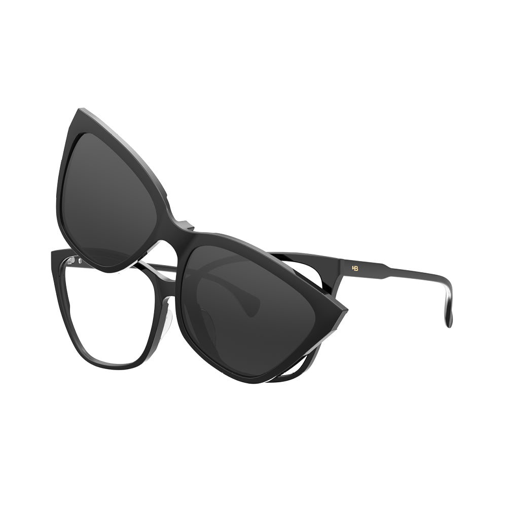 Óculos de Grau HB Switch 0549 Gloss Black Polarized Gray