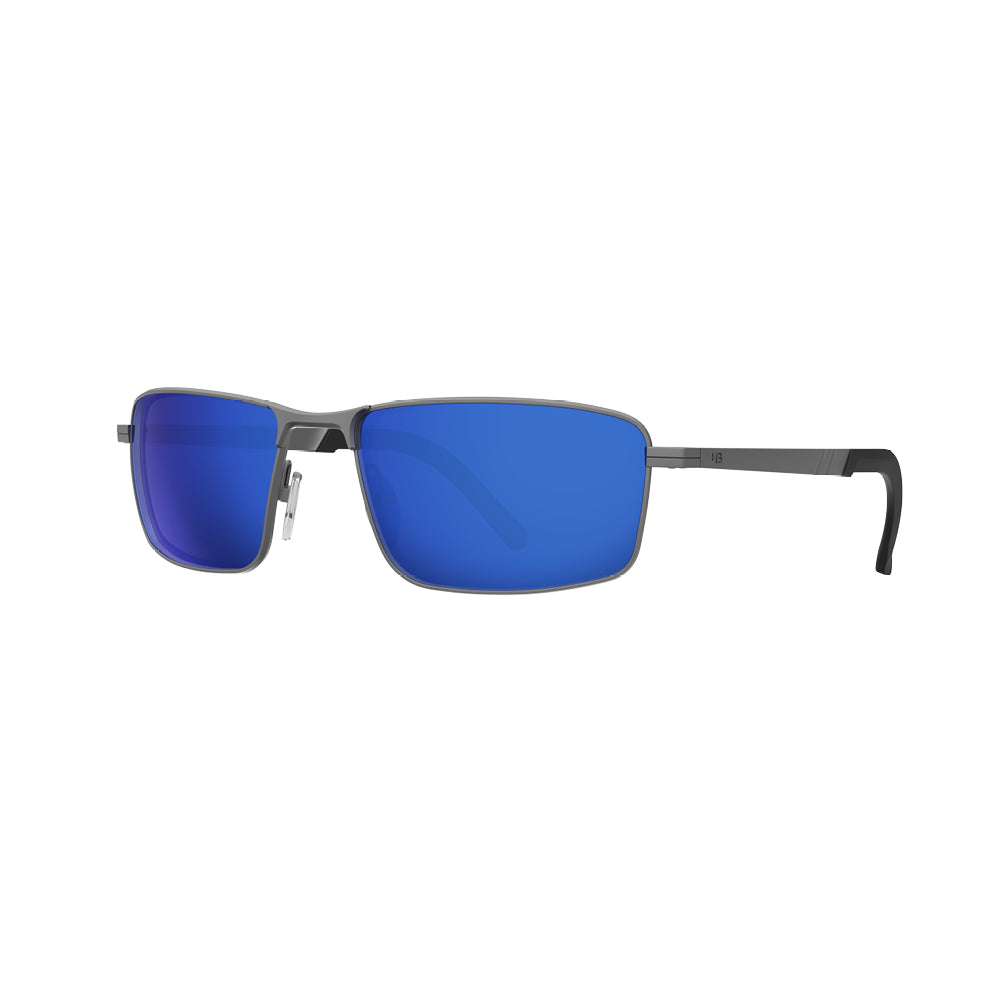 Óculos de Sol HB New Cyclops Matte Chrome Blue Chrome