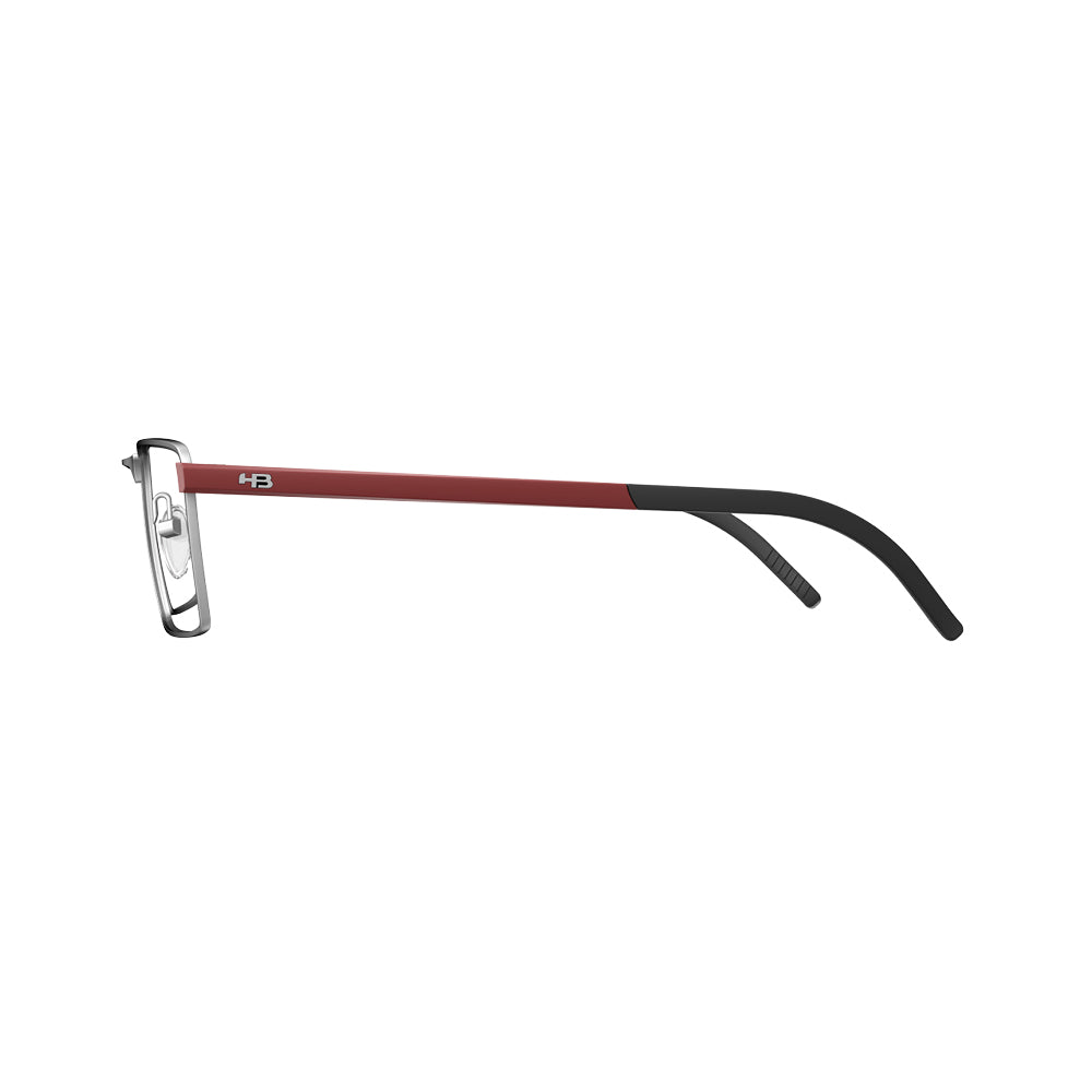 Óculos de Grau HB Duotech 0571 Matte Nickel/ M Marsala