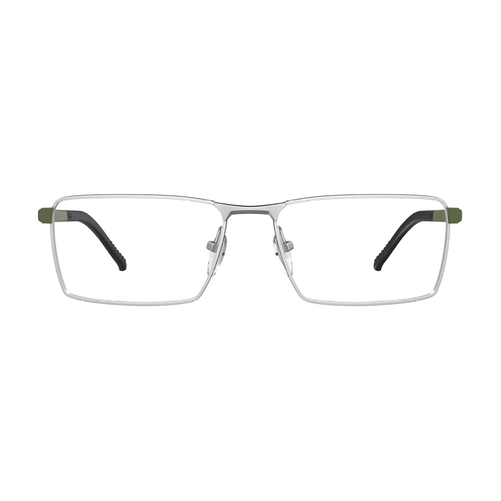 Óculos de Grau HB Duotech 0571 M Nickel/ M Solid Dark Green