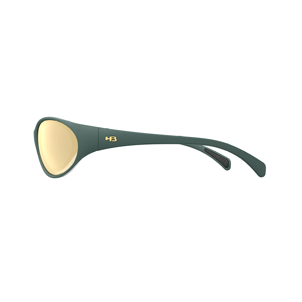 Óculos de Sol HB Aliens Return M Militay Green Gold Chrome