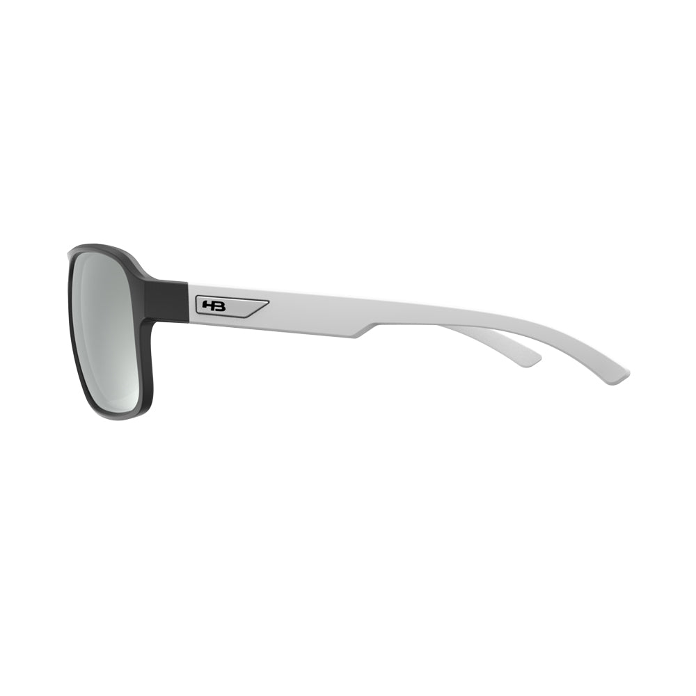 Óculos de Sol HB THUNDER Matte Black Pearled White / Silver