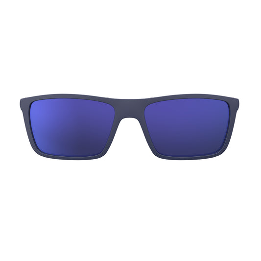 Clip On para Óculos de Grau HB Switch 0379 Matte Navy Polarized Blue Chrome