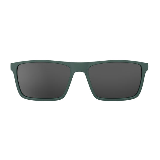 Clip On para Óculos de Grau HB Switch 0531 M Military Green Polarized Gray