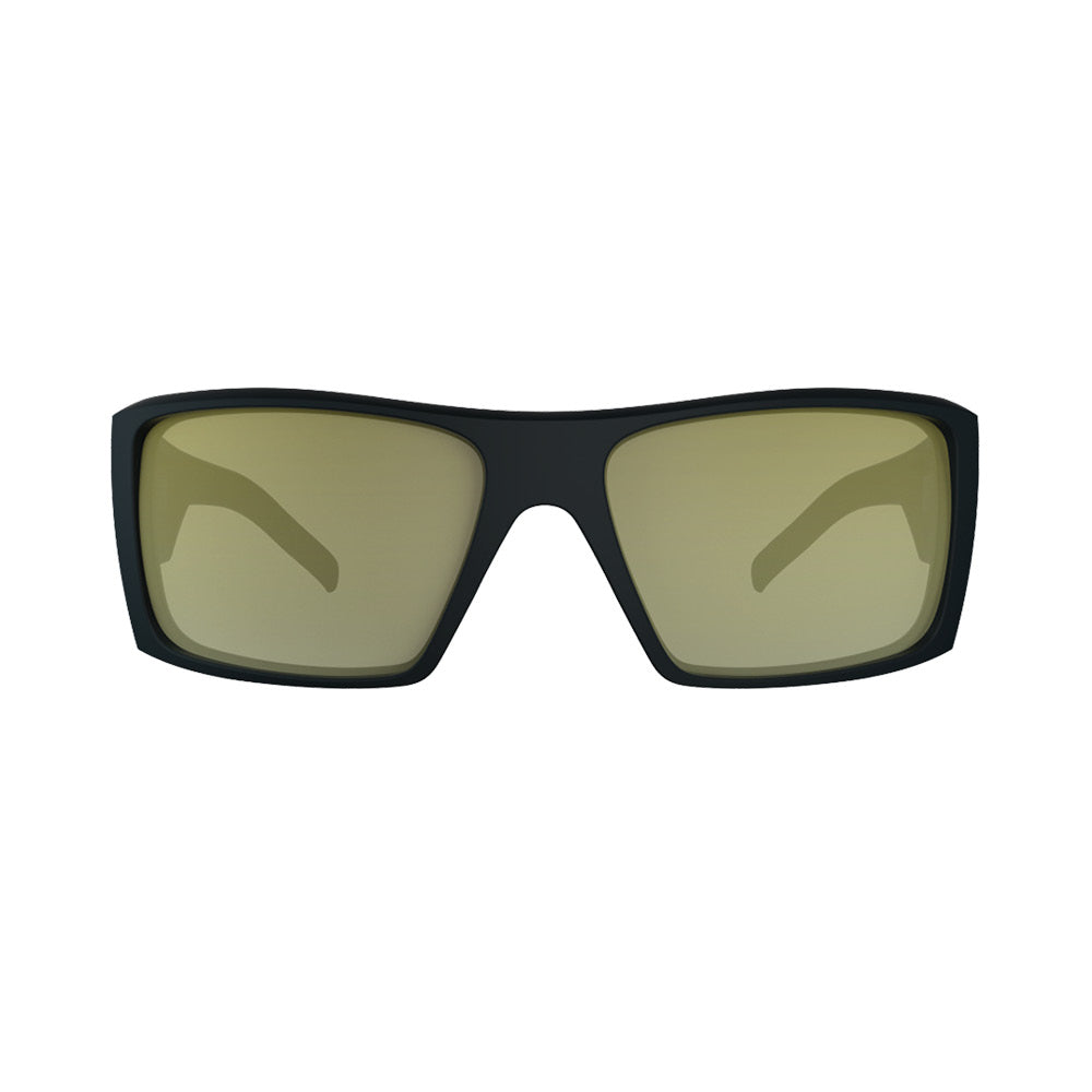 Óculos de Sol HB Rocker 2.0 Matte Black/ Gold Chrome Unico - Loja HB