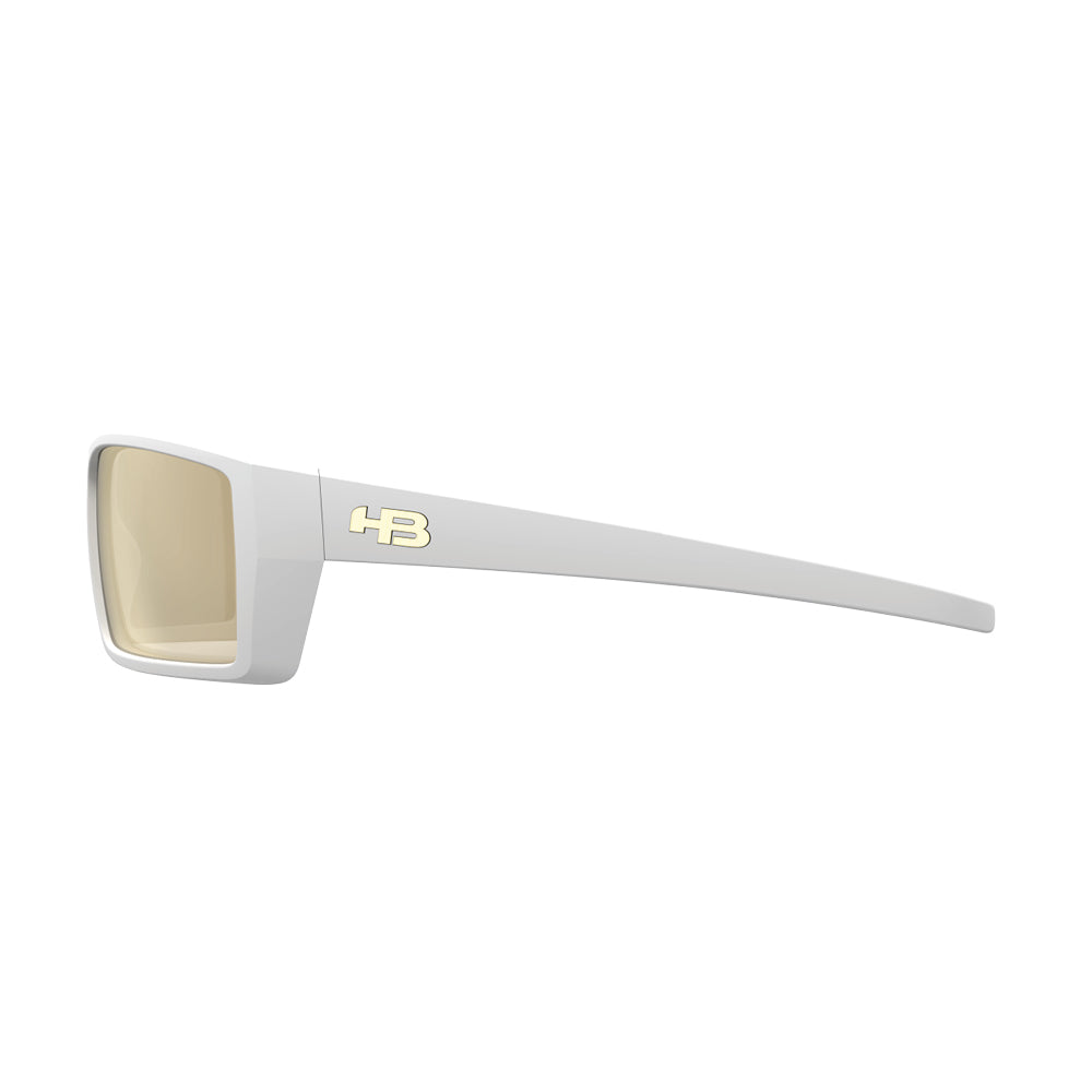 HB Padang Retangular Matte Polarized White Bronze - Solar - TAM 65 mm - Loja HB