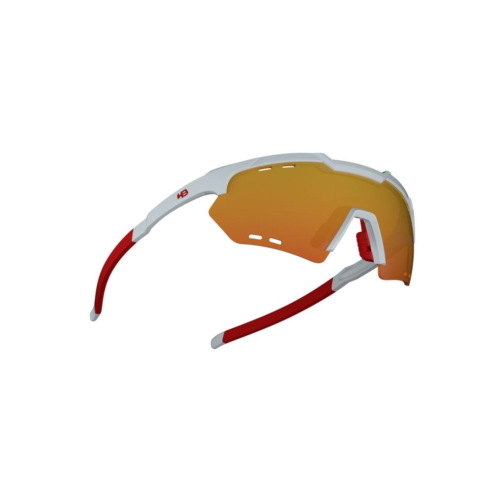 Óculos de Sol HB Shield Compac R Pealerd White Multi Red