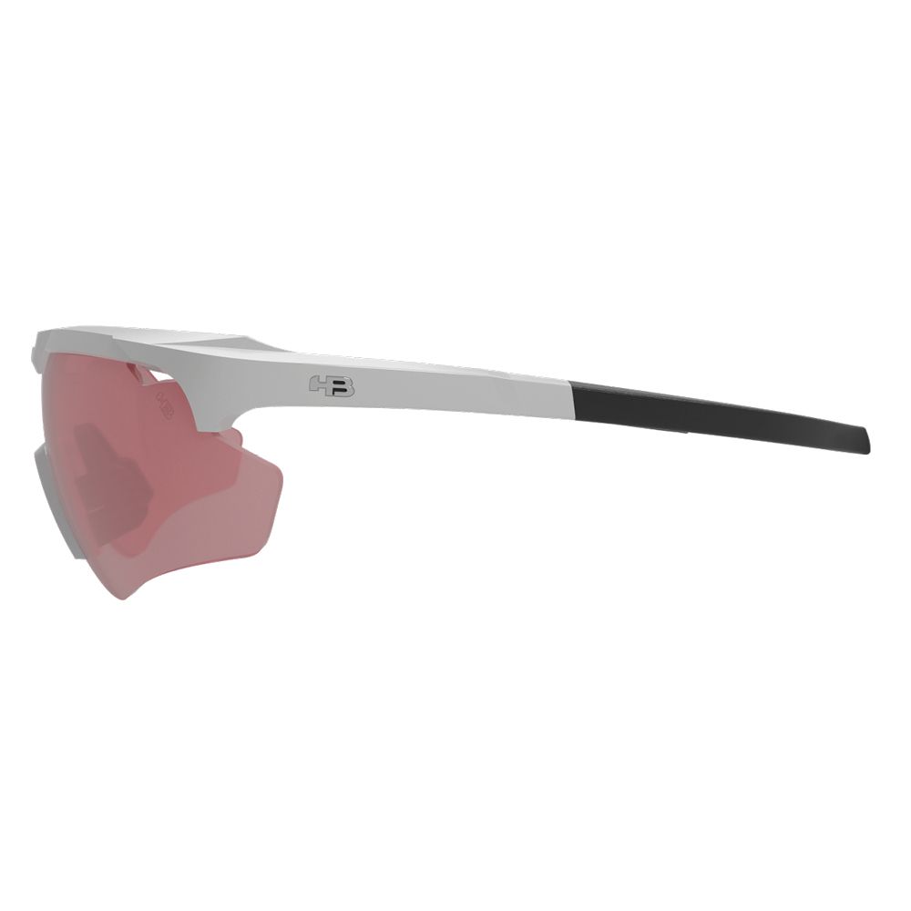 Óculos de Sol HB Low Light Shield Comp 2.0 Pearled White/ Amber
