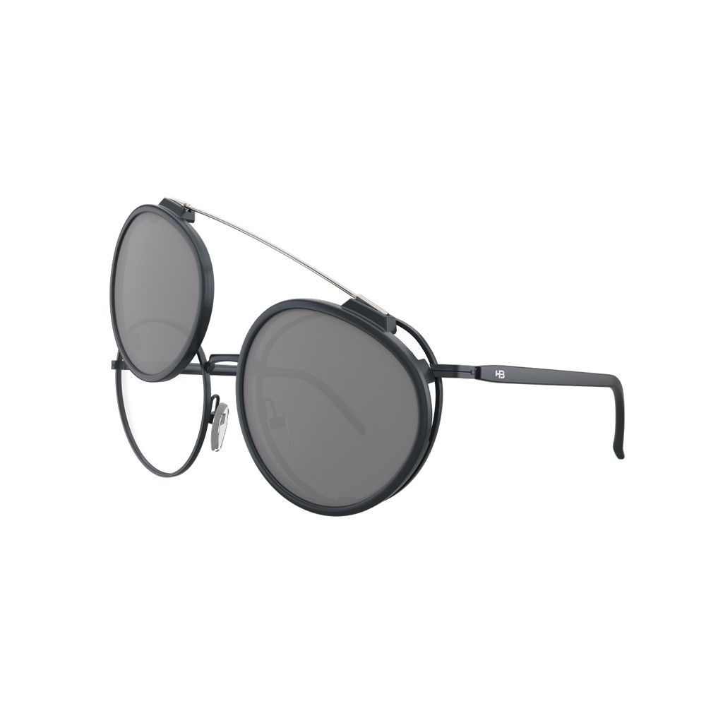 Óculos de Grau HB Switch 0420 Clip On Graphite M Graphite / Polarized Silver