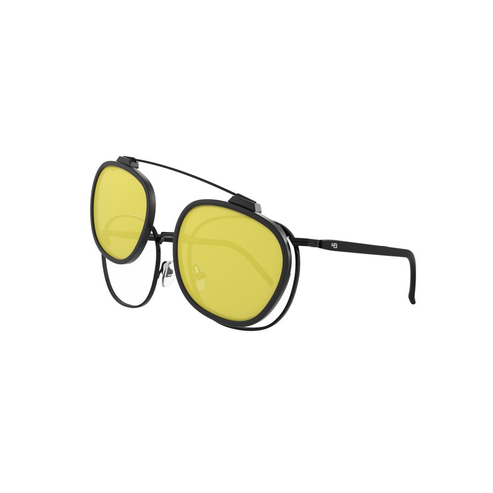 Óculos de Grau HB Switch 0423 Matte Black/ Polarized Gray/ Night Dr ive Lente 5,2 cm