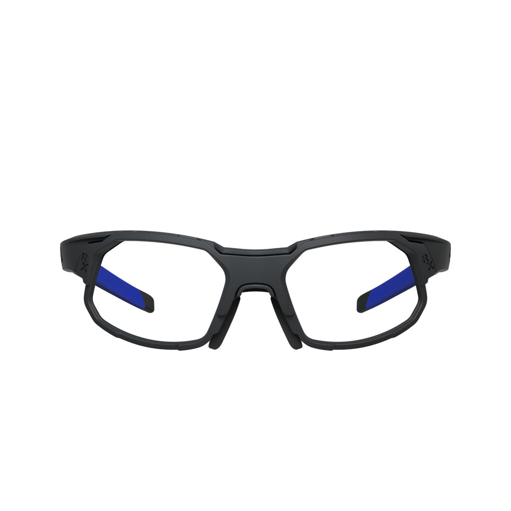 Óculos de Grau HB Rush Clip On Matte Graphite/ Blue Chorme - Loja HB