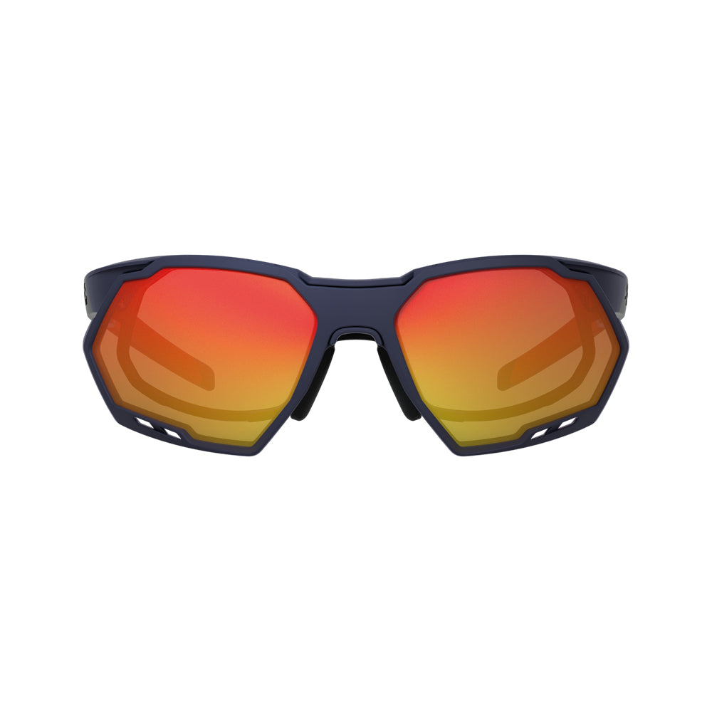 Óculos de Grau HB Rush Clip On Matte Navy/ Multi Red - Loja HB