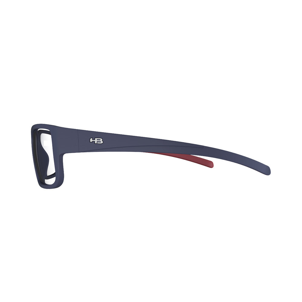 Óculos de Grau HB Polytech M 93017 Matte Navy On Marsala - Lente 5,6 Cm - Loja HB