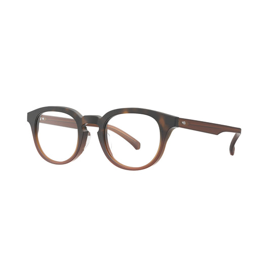 HB Ecobloc 0514 Retangular Matte Turtle Caramel - Grau - TAM 47 mm - Loja HB