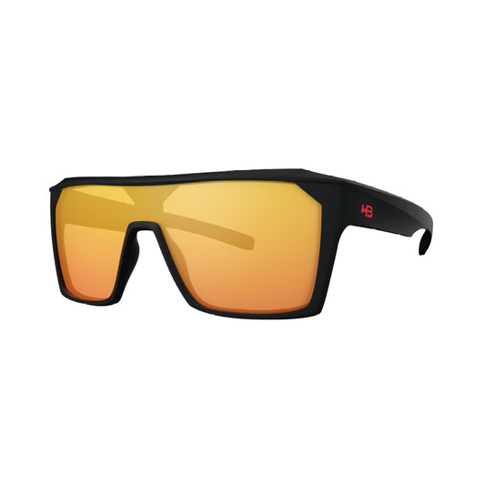 Óculos de Sol HB Carvin 2.0 Matte Black/ Red Chrome Unico - Loja HB