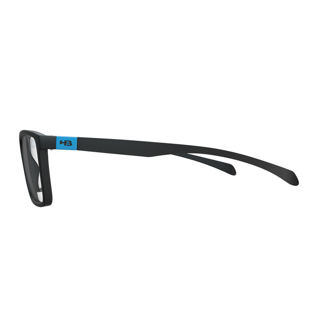 Óculos de Grau HB Polytech M 93136 Matte Black D. Blue - Loja HB